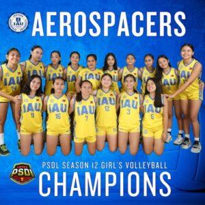 IAU High School Girls Volleyball Team Crowned PSDL Season 14 Champions